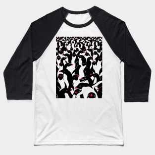 meanwhile penguins II Baseball T-Shirt